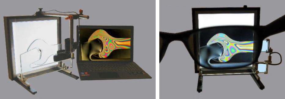 LED Polariskope für Beamer