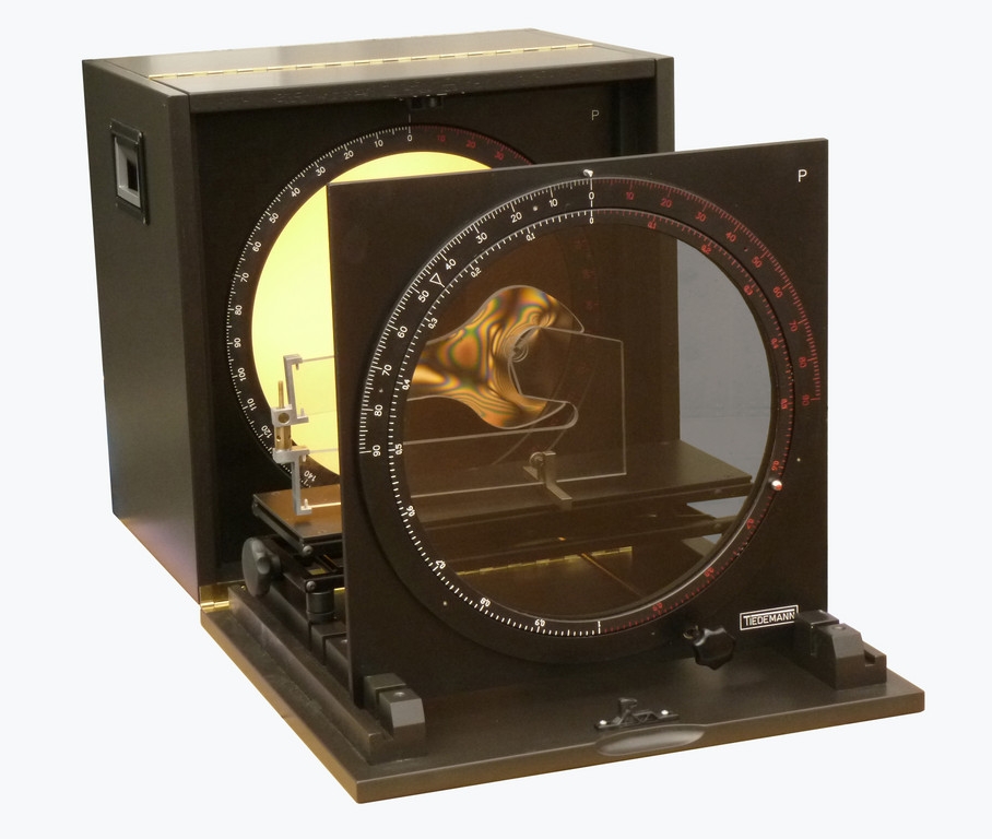 Polariskop AS mit Modell